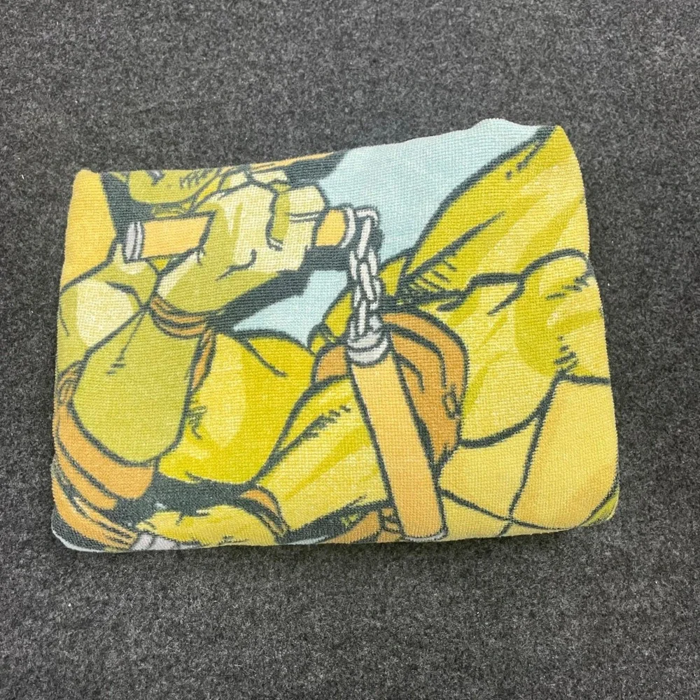 Vintage 2003 Teenage Mutant Ninja Turtles TMNT Beach Towel Peter Laird Graphic